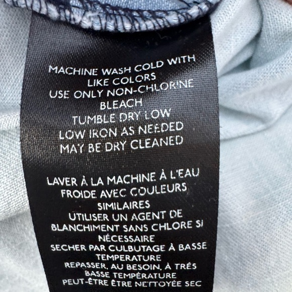 We the Free Short of It Denim Light Blue Vintage top Size S - Picture 4 of 10